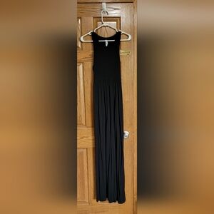 Bellamie S Black Racerback Tank Top Maxi Dress